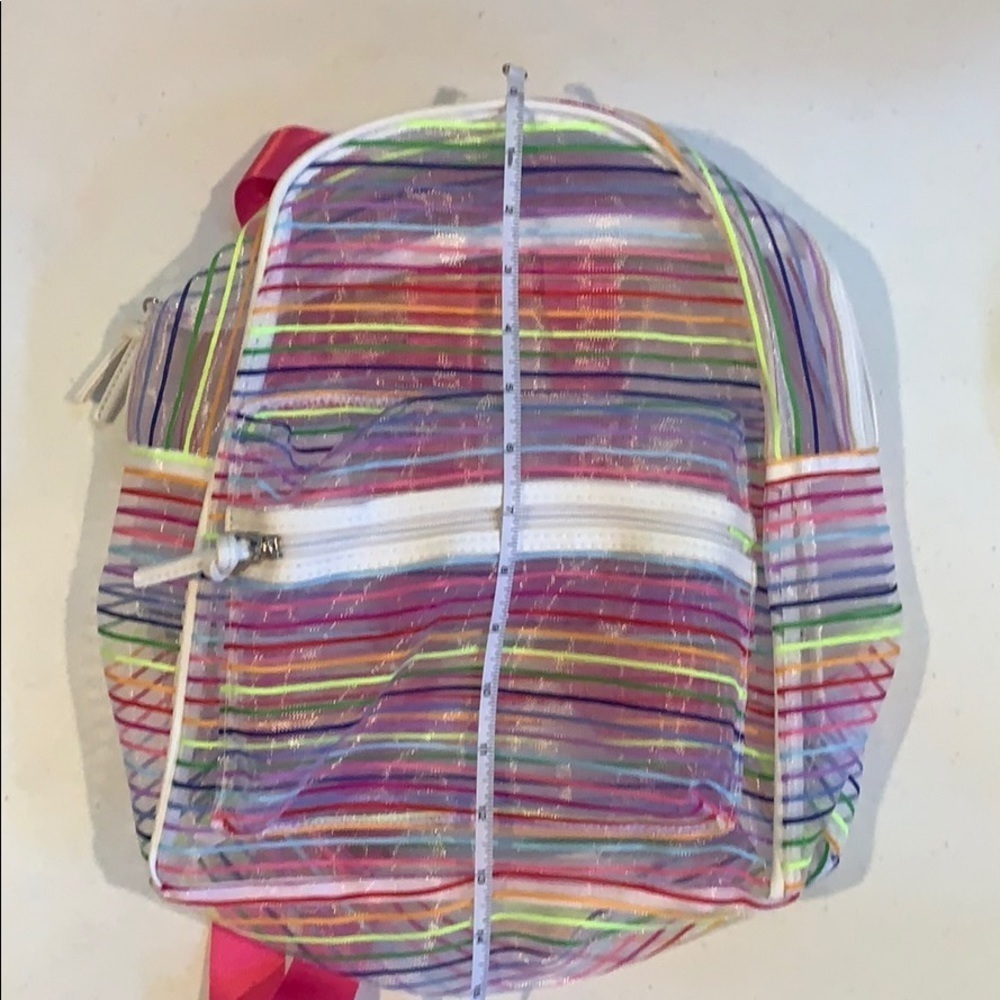 Cat & Jack Rainbow Stripe Mesh Backpack - Picture 4 of 4